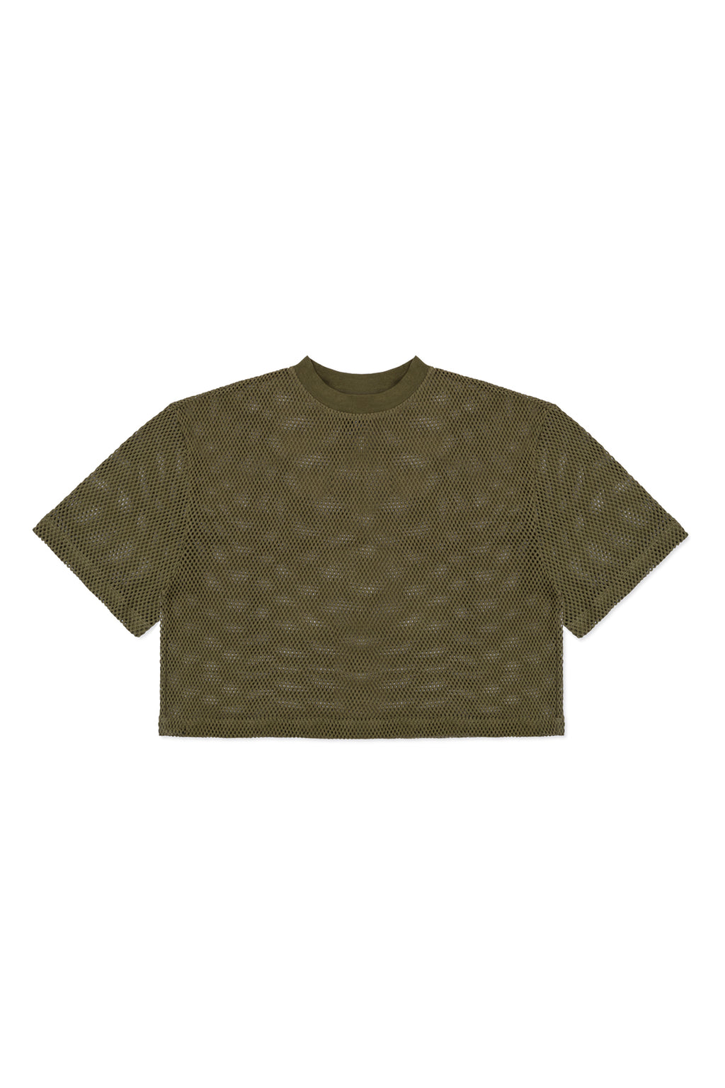 BOXER MESH SHIRT IN ARMY GREEN – JONNY COTA