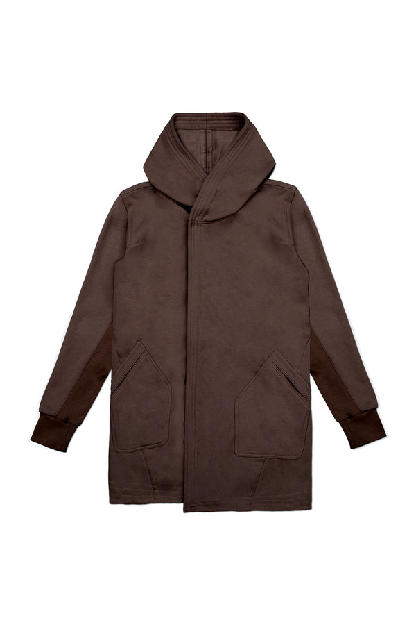 MONK HOODIE IN BROWN