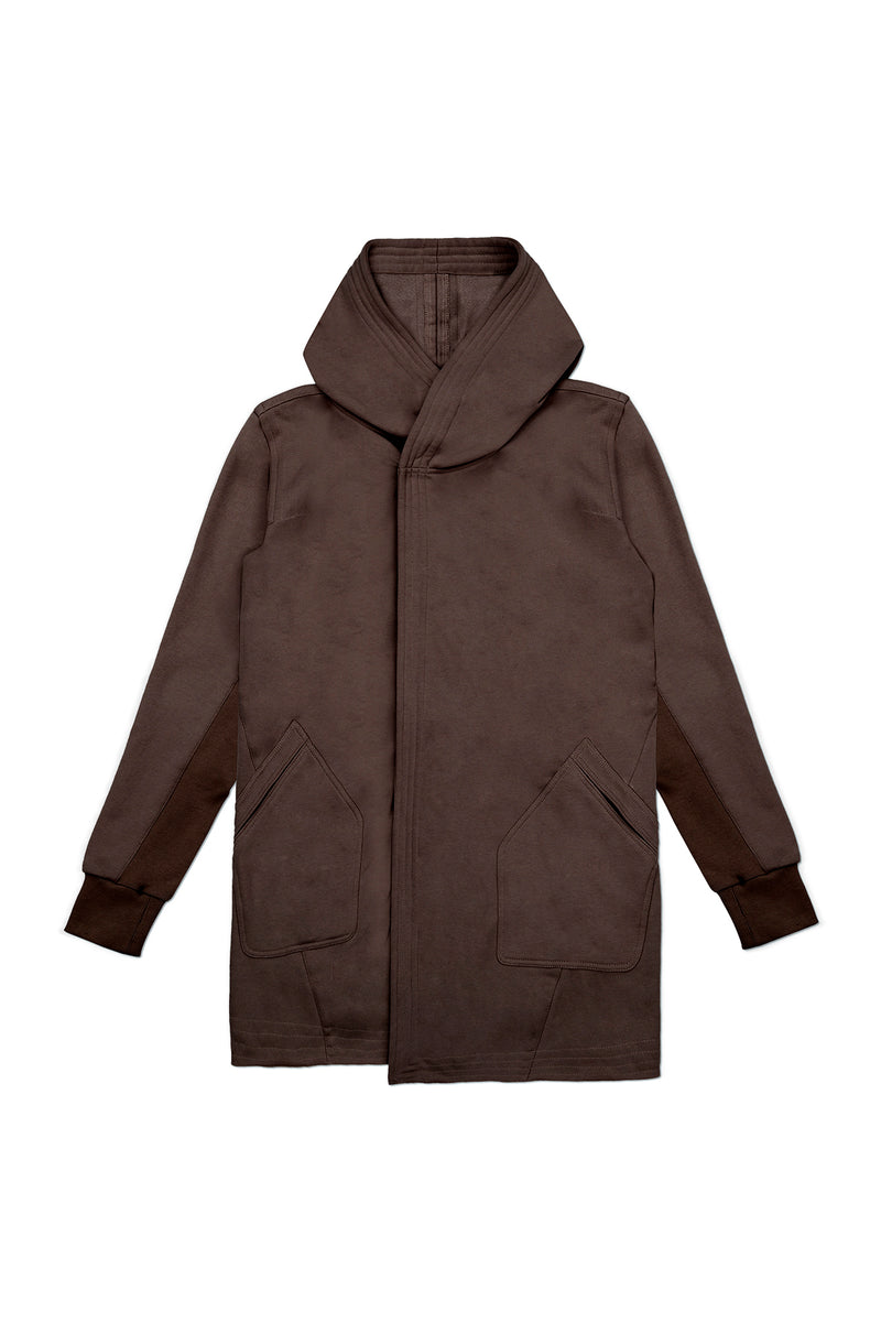 MONK HOODIE IN BROWN