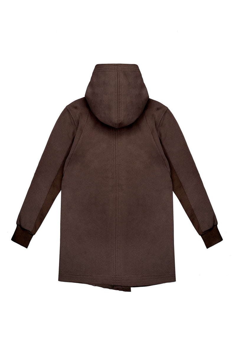 MONK HOODIE IN BROWN