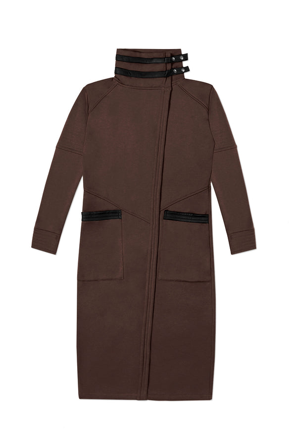 DUSTER COAT IN BROWN