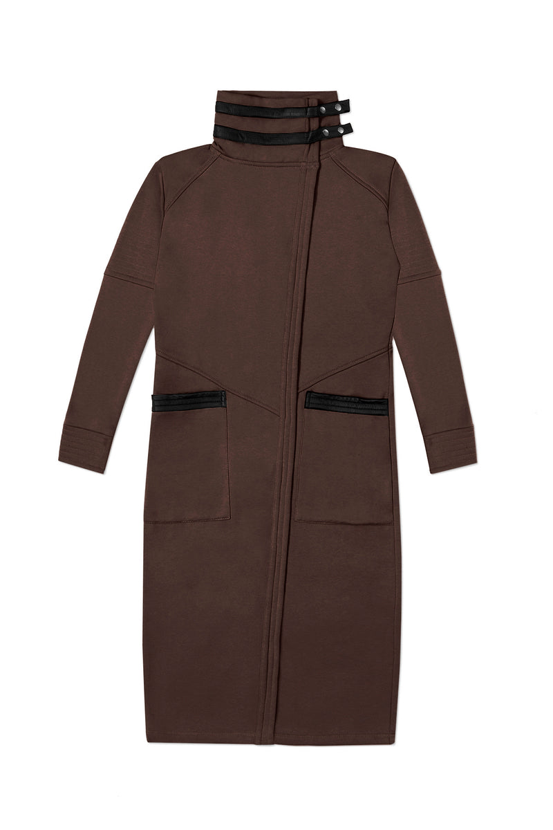 DUSTER COAT IN BROWN