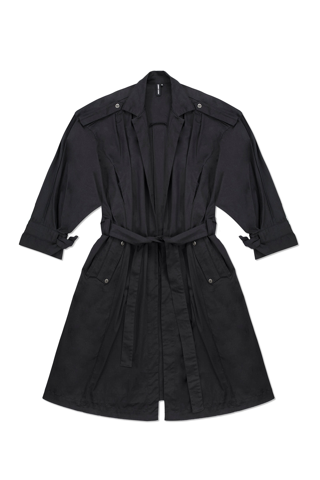 ジャケット・アウター Katie AMERICAN PIE trench coat BLACK OVERSIZE COAT IN BLACK – JONNY COTA