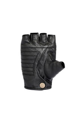 PLEATED GLOVES IN BLACK
