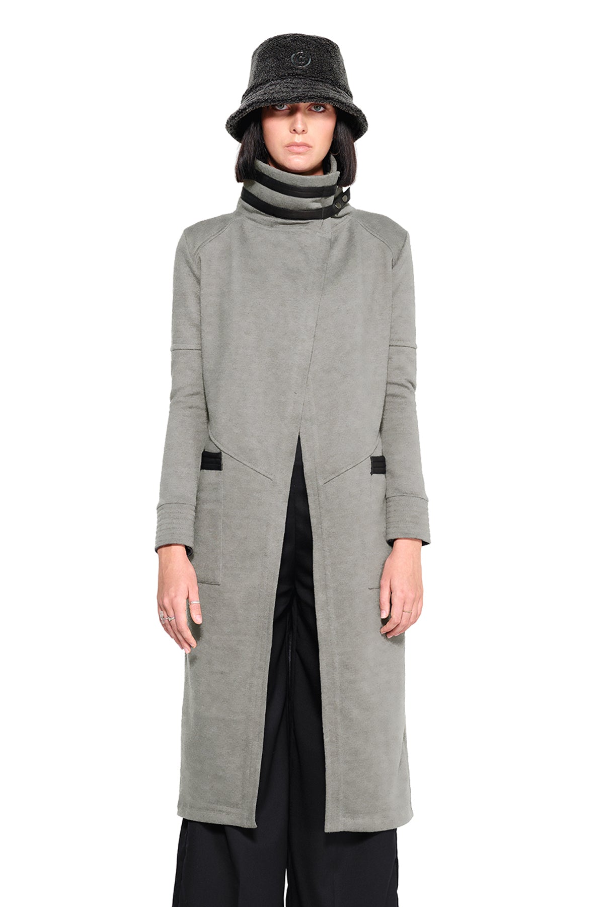 DUSTER COAT IN ASH FLEECE – JONNY COTA