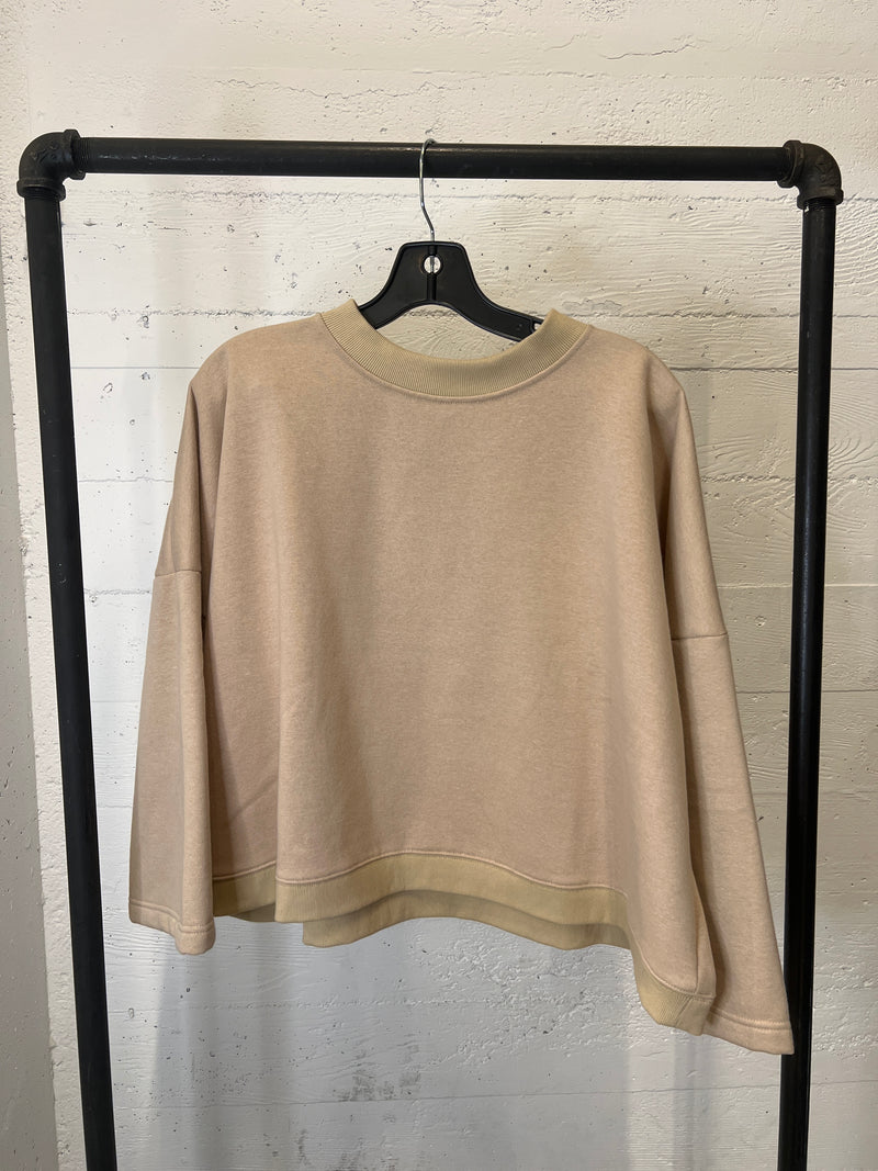 Boxer sweatshirt in tan size M