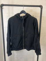 Arrow fleece zip up hoodie in black size M-Mens