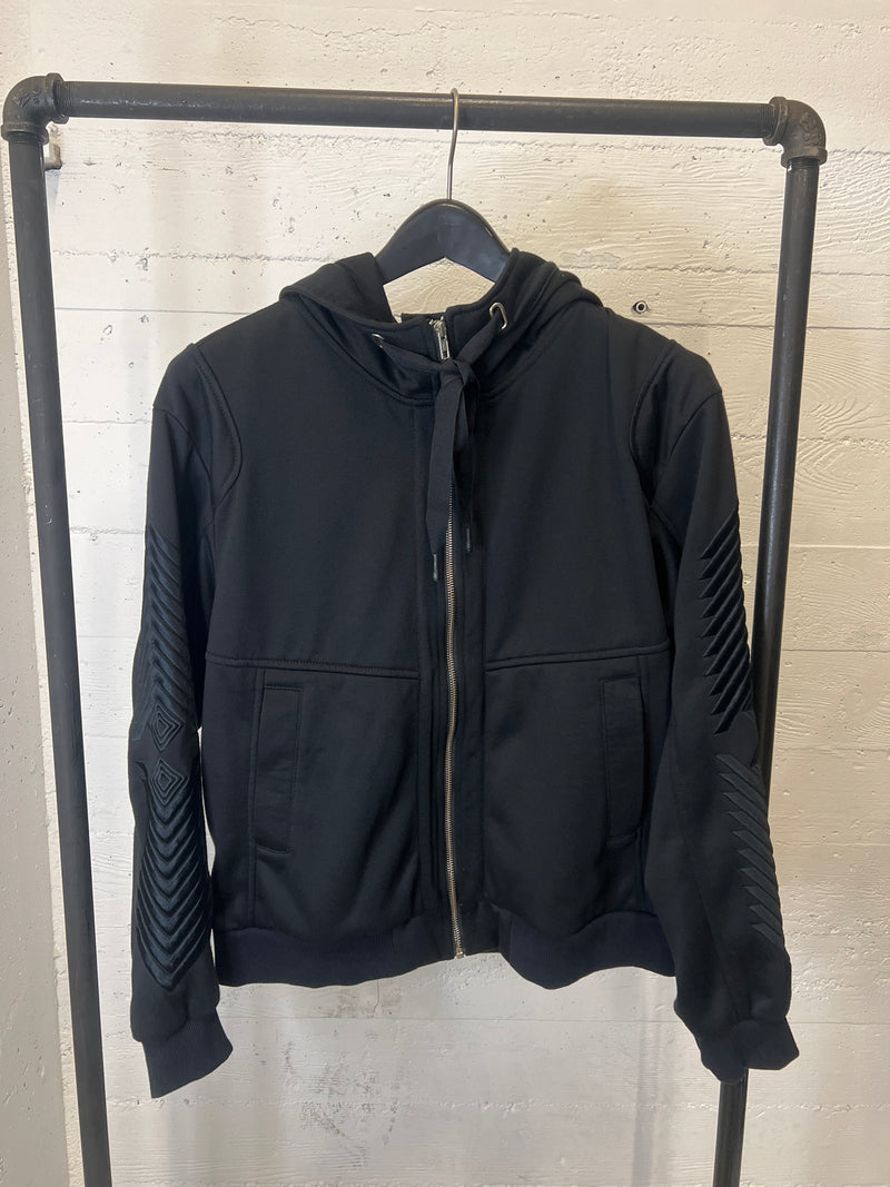 Arrow fleece zip up hoodie in black size M-Mens