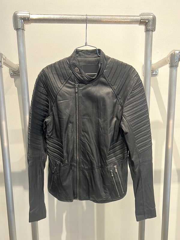 Leather motorcycle jacket runway sample Skingraft men’s M