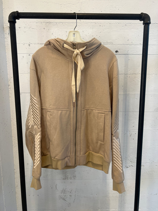 Arrow hoodie in tan size Large