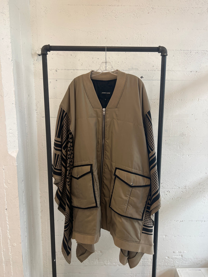 Desert poncho one size