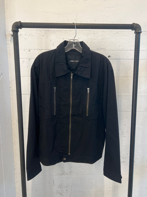 Desert Jacket in black sample size L