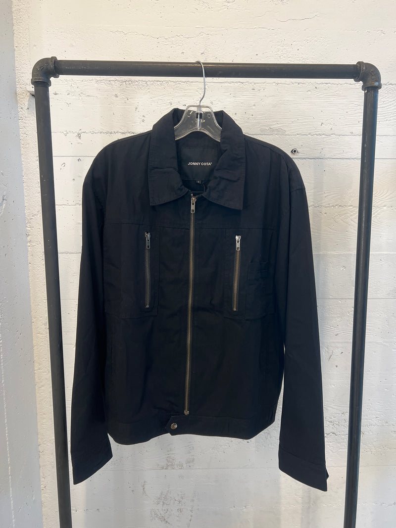 Desert Jacket in black sample size L