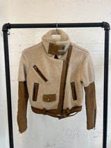Women’s Shearling and leather jacket size S