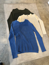 mesh knit sweaters