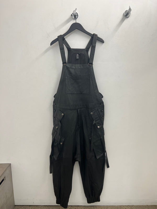 Leather overalls Sample size M