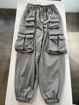 Fleece cargo boxer in Ash size M