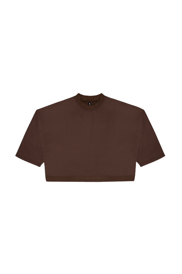 BOXER FLEECE SWEATSHIRT IN BROWN