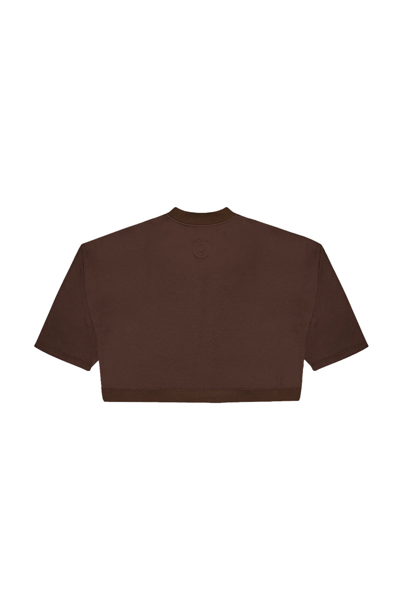 BOXER FLEECE SWEATSHIRT IN BROWN
