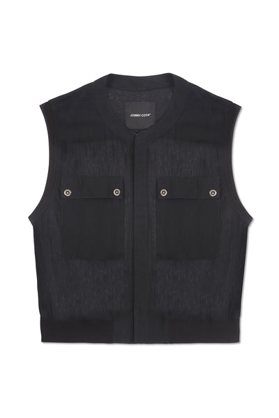 【即完売品】BoTT Quilted Sparkle Vest ブラック BoTT Quilted Sparkle Vest Black XL