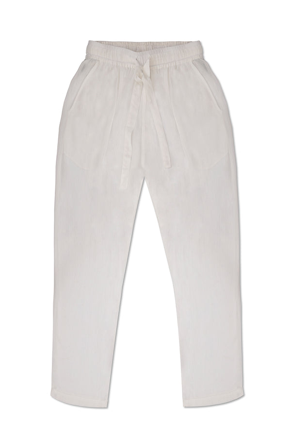 SHEER BOXER PANTS IN WHITE