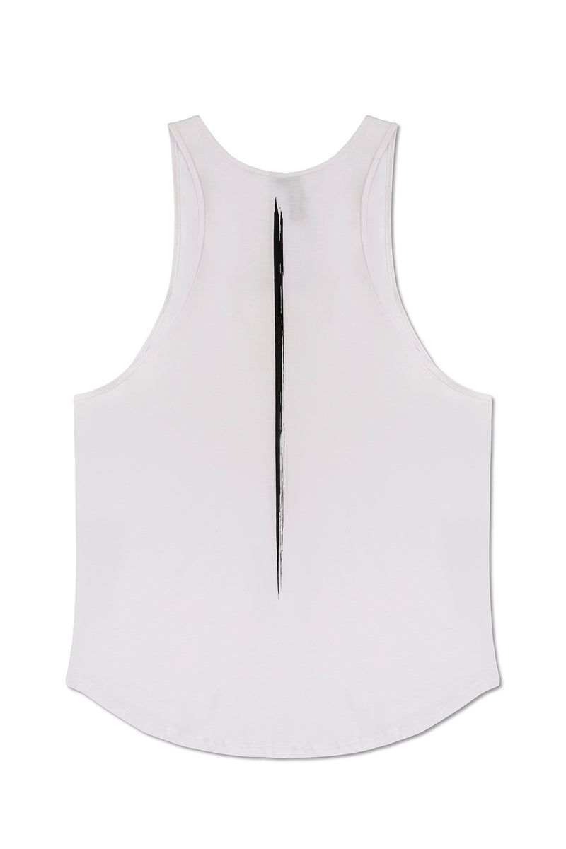 TANK TOP WITH INK IN WHITE