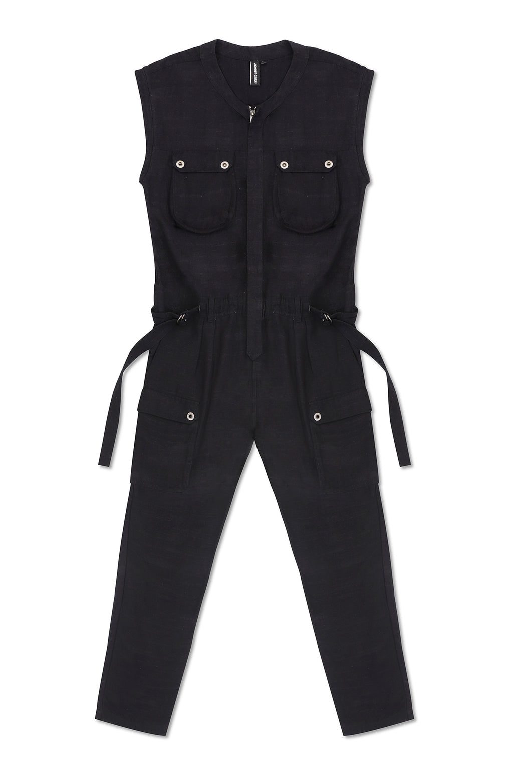 オールインワン・サロペット NENSI DOJAKA Women Jumpsuits NDSS25TRS073 BLACK Black IMG_9223_1024x.jpg?v=1718502077