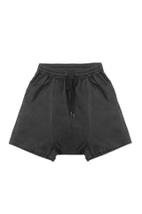DROP CROTCH LEATHER SHORTS