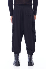 CARGO PANT IN BLACK LIGHTWEIGHT