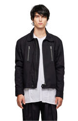 Desert Jacket in black sample size L