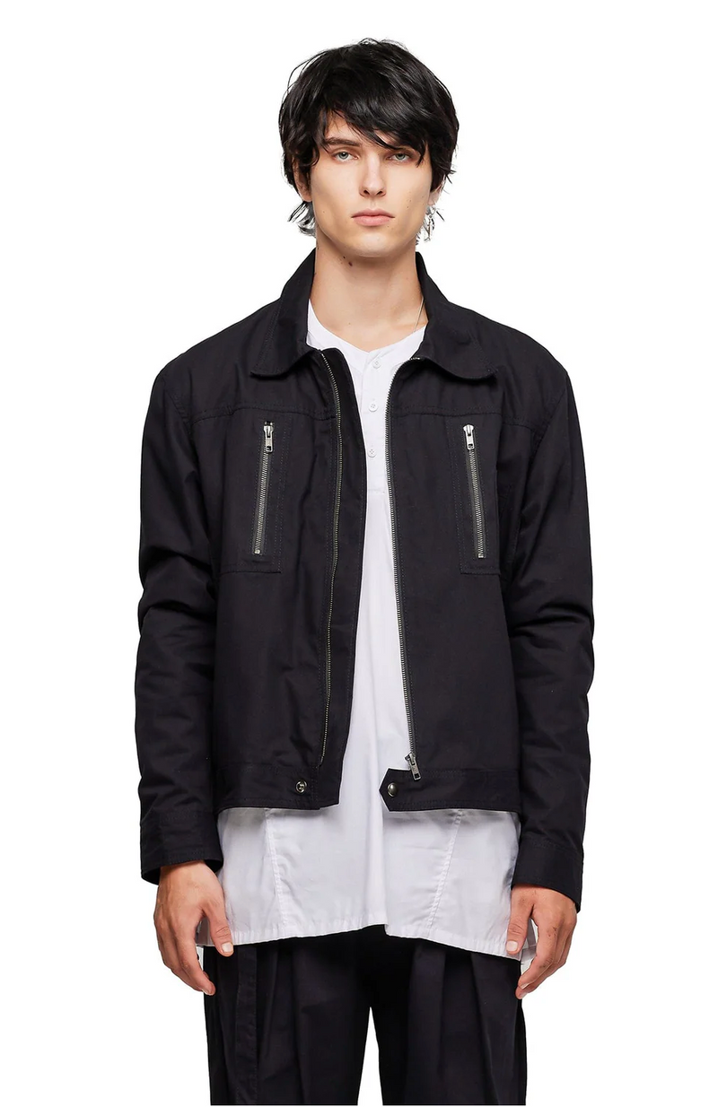 Desert Jacket in black sample size L