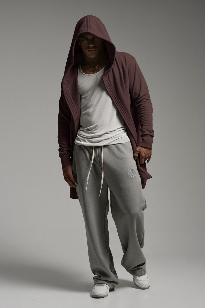 MONK HOODIE IN BROWN