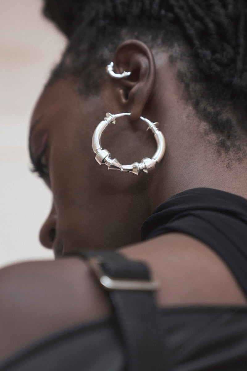 JONNY COTA accessories Large Hoop Earrings by JC x NAULA