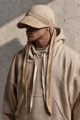JONNY COTA accessories OS SUEDE TIE CAP IN TAN