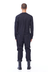 JONNY COTA aw23 CARGO JUMPSUIT IN BLACK