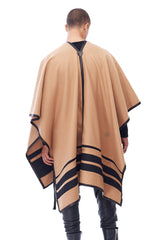 JONNY COTA aw23 OS PONCHO IN CAMEL