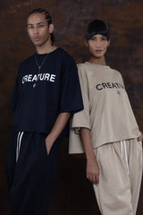 JONNY COTA AW25 CREATURE TERRY SHIRT IN BLACK