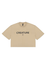 JONNY COTA AW25 CREATURE TERRY SHIRT IN TAN