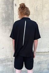 JONNY COTA INK PARTY SHIRT IN BLACK