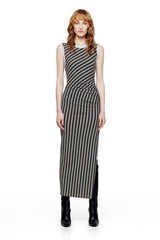 Black and bone chain dress XS