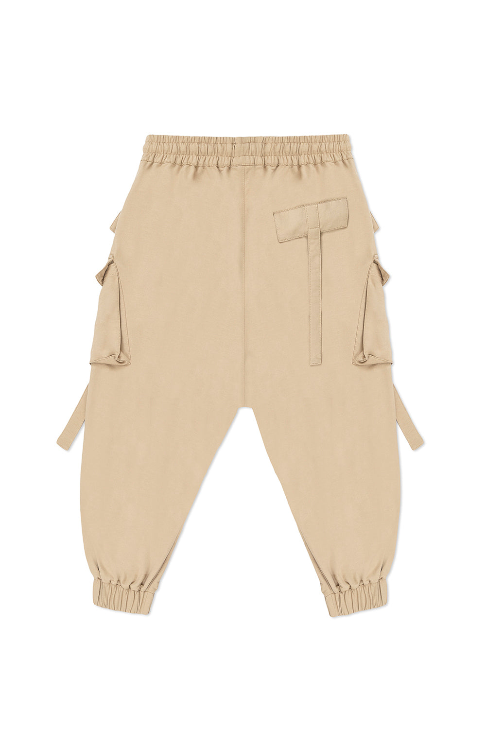 Cotton Terry Cargo Pants Khaki - JONNY COTA Comfort Wear