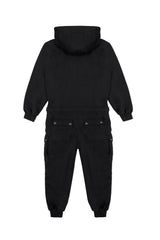 JONNY COTA mens-jumpsuit FLEECE JUMPSUIT IN BLACK