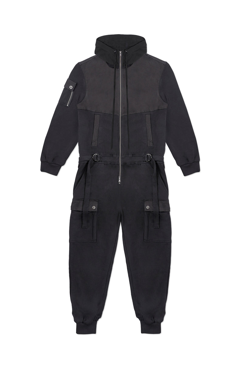 JUMPSUIT HOODIE IN BLACK – JONNY COTA