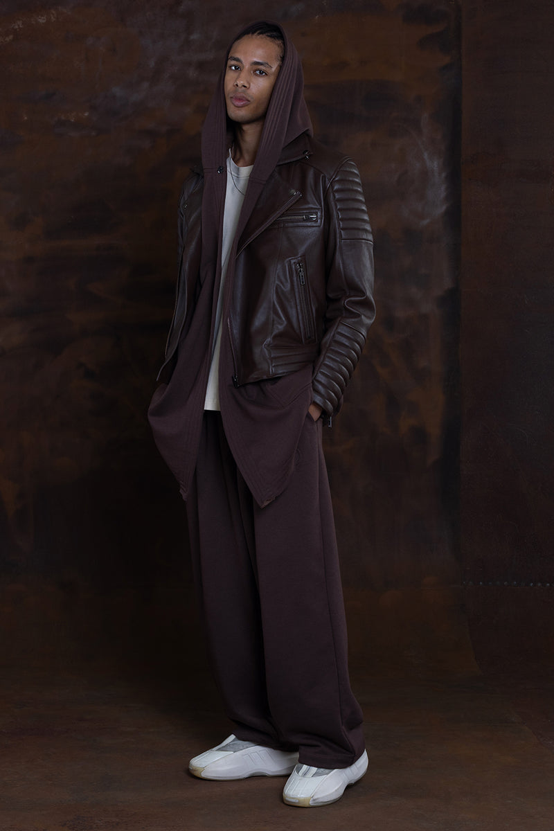 MONK HOODIE IN BROWN – JONNY COTA