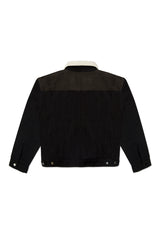 JONNY COTA mens-outerwear SHERPA JACKET IN BLACK