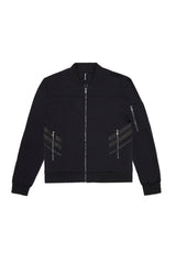 JONNY COTA mens-outerwear TRACK JACKET IN BLACK