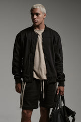 JONNY COTA mens-outerwear TRACK JACKET IN BLACK