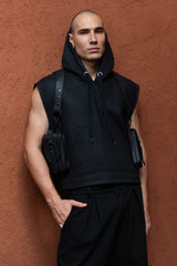 JONNY COTA mens-outerwear Waxed Muscle Hoodie