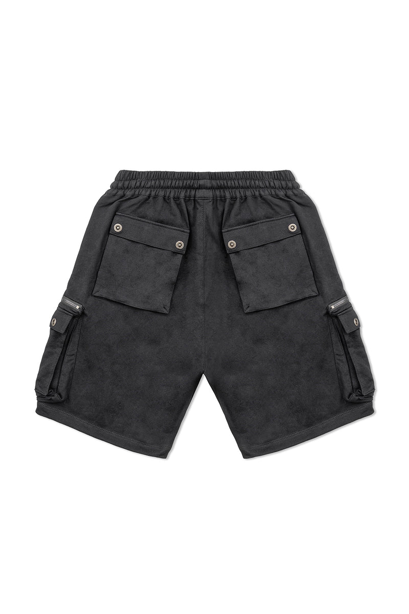 パンツ anytee Modify Super Black Cargo Shorts CARGO SHORTS IN BLACK TERRY – JONNY COTA