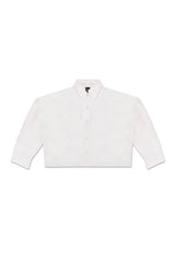 JONNY COTA mens-tops CROPPED COLLAR SHIRT IN WHITE